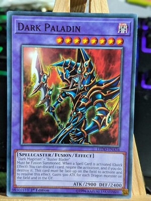 Dark Paladin LEDD-ENA34 Common 1st Edition LP/NM Yugioh Cards-image