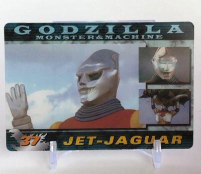 JET JAGUAR GODZILLA Card No.37 MORINAGA Wafer TOHO 2004 very rare Japanese-image