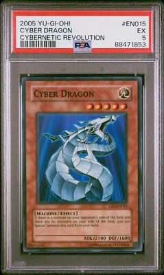 Yu-Gi-Oh! TCG Cyber Dragon Cybernetic Revolution CRV-EN015 PSA 5-image