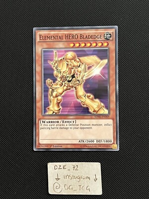 Yugioh - Elemental Hero Bladedge - SDHS-EN009 - 1st Edition - Common - NM-image