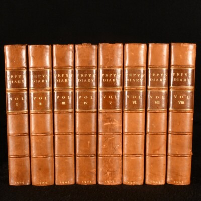 1904 8 vols The Dairy of Samuel Pepys-image