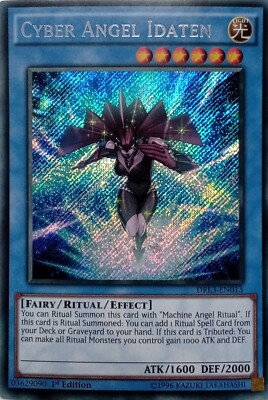 DRL3-EN013 CYBER ANGEL IDATEN SECRET RARE 1ST EDITION YuGiOh CARD-image