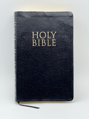 Holy Bible King James Version References Concordance Red Letter Version VGC-image