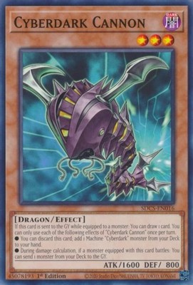Cyberdark Cannon - SDCS-EN016 - Common - 1st Edition - Near Mint-image