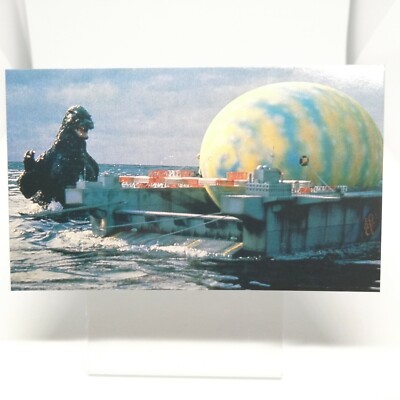 No.14 GOZILLA Card 100 Vol.1 Godzilla VS Mechagodzilla TOHO MOVIE FUTAMI JAPAN-image