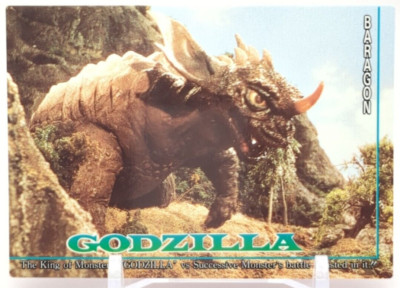 Baragon #30 Godzilla trading collection Card Amada Movie 1995 TCG Japan A3-image