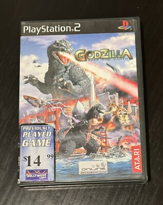 Sony PlayStation 2 PS2 Godzilla: Save the Earth Video Game-image
