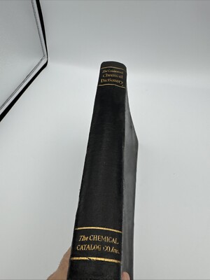The condensed chemical dictionary the chemical catalogue company Inc. leather-image
