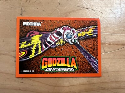 MOTHRA - GODZILLA KING OF THE MONSTERS 1994 TRENDMASTERS TRADING CARD #3-image