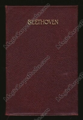 1904 Shedlock LUDWIG VAN BEETHOVEN Biography GERMAN COMPOSER Music LEATHER-image