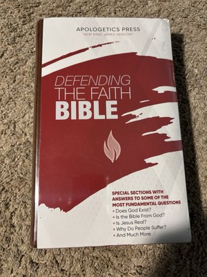 NEW Defending The Faith Bible (New King James Version) Apologetics Press --image