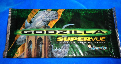 1998 Inkworks Godzilla Supervue Premium Trading Cards Pack-image