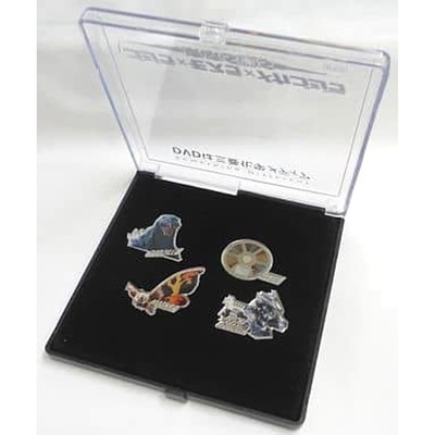 Godzilla x Mothra x Mechagodzilla Tokyo SOS Pins Mitsubishi Chemical Promotio...-image
