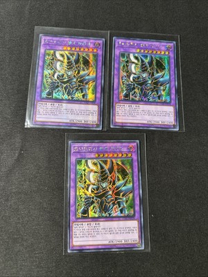 3X Dark Paladin Prismatic Secret Rare Korean 15AX-KRY38 Pack Fresh-image