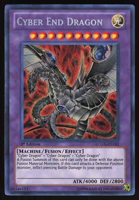 Cyber End Dragon ALT ART LCGX-EN182 - Secret Rare - 1st Edition Yugioh US Print-image