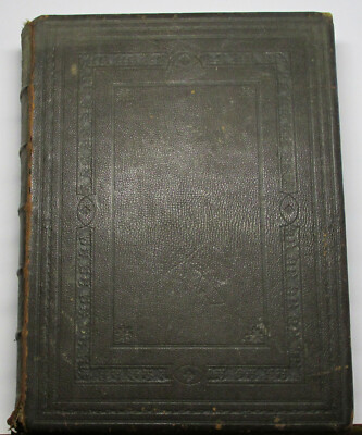 Family HOLY BIBLE with a Devotional and Practical COMMENTARY (2 Vols.) ca. 1860-image