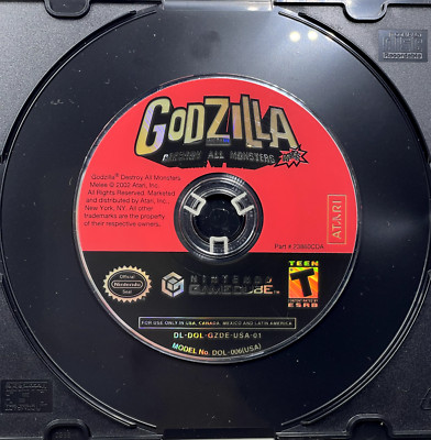 Godzilla: Destroy All Monsters Melee - Nintendo GameCube 2002 Tested Good Cond-image