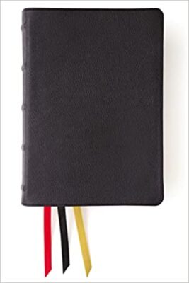 NKJV, Thompson Chain-Reference Bible, Premium Goatskin Leather, Black, Premie...-image