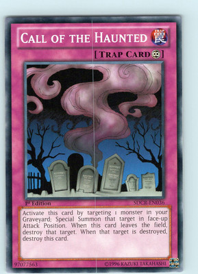 Yu-Gi-Oh TCG Call Of The Haunted SDCR-EN036 1st Edition Common Card NM-image