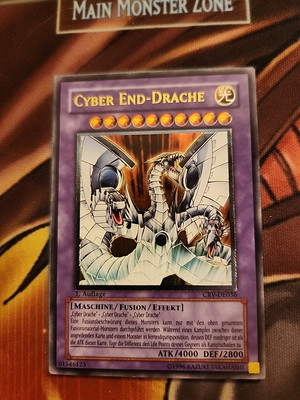 Yugioh Cyber End Dragon CRV-EN036 Ultimate Rare 1st Edition Light Play German -image