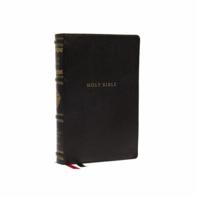 NKJV, Personal Size Reference Bible, Sovereign Collection, Genuine Leather, Bl..-image