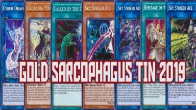 Yugioh Gold Sarcophagus Tin Mega Pack 2019 Prismatic Secret Rare 1st MP19 MINT-image