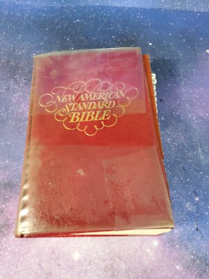 Vintage New American Standard Bible Reference Edition  Red Letter 1975-image