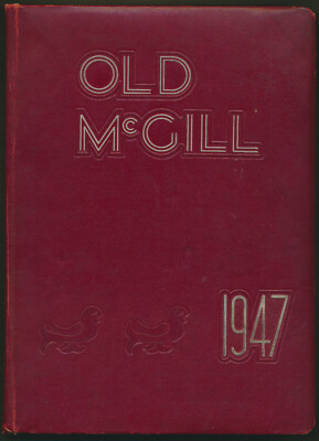Old McGill 1947 – McGill University Yearbook – Leather Bound - Excellent Conditi-image