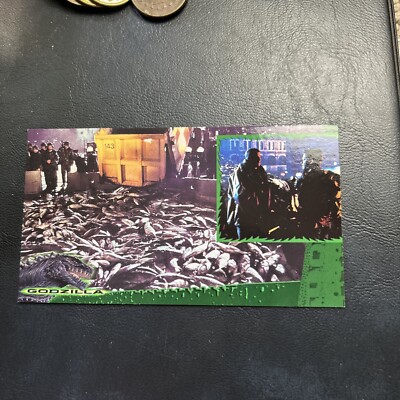 Jb16 Godzilla The Movie Supervue 1998 #21 Piles Of Fish Dinner Is Served-image