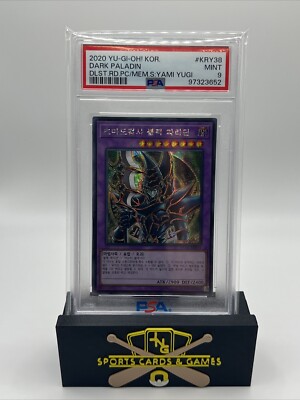 Yu-Gi-Oh! Dark Paladin Duelist RD. Yami Yugi Korean 15AX-KRY38 PSA 9 Mint-image