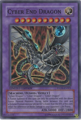 Yugioh Cyber End Dragon STON-ENSE1 Common  LP-image