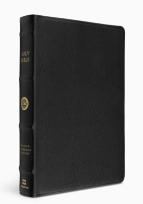 ESV Verse-By-Verse Reference Bible, Top Grain Leather, Black-image