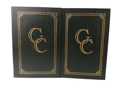 Easton Press GROVER CLEVELAND STUDY IN COURAGE 2-VOL SET Collector's Edition-image