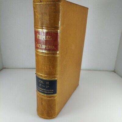 People's Cyclopedia of Universal Knowledge Vol 2 F-P 17th Edition 1887 Illus HC-image