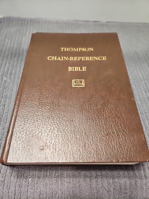 1988 Thompson Chain Reference Bible KJV Kirkbride Bible Red Letter Ed. Hardcover-image