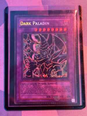 Crimped YuGiOh Dark Paladin DMG-001 - Secret Rare Limited Edition-image