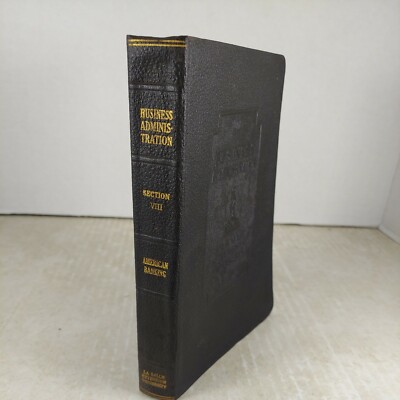 Antique 1919 Leather Business Administration LaSalle Extension University Vol 8-image