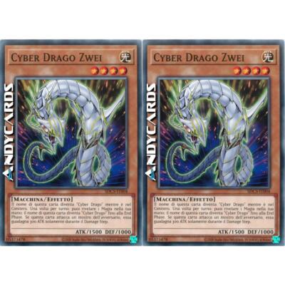 2x CYBER DRAGON TWO • (Cyber Dragon Two) • Common • SDCS IT004 • Unl • Yugioh!-image