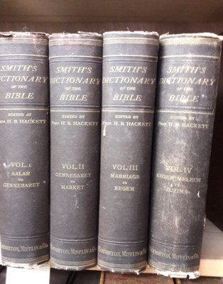 Smith's Dictionary of the Bible in 4 Volumes - 1889-image