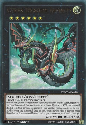 Yugioh! Cyber Dragon Infinity (alternate art) - DUOV-EN059 - Ultra Rare - 1st Ed-image