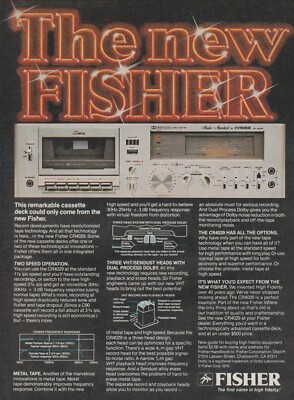 1979 Fisher CR4029 Stereo Cassette Deck - 
