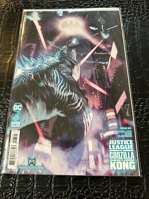 Justice League Vs Godzilla Vs Kong #3) D 1:25 Simone Di Meo Card Stock Variant-image