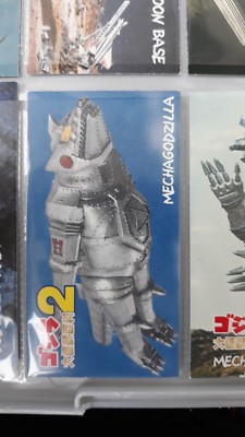 GODZILLA DAIKAIJU HYAKKA VERS 2 COCOA CHOCOLATE CIGARETTES CARD JAPAN 2P-01-image