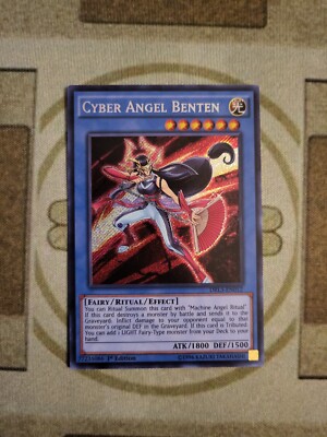 Yu-Gi-Oh! TCG Cyber Angel Benten Dragons of Legend: Unleashed DRL3-EN012 1st...-image