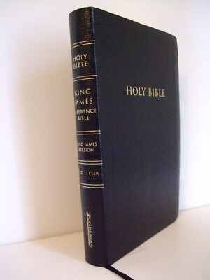 Leather Holy Bible & Reference (King James Reference Bible). Zondervan-image