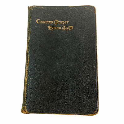 Common Prayer Hymns A & M - Vintage 1905 Pocket Religion Good Condition Rare-image