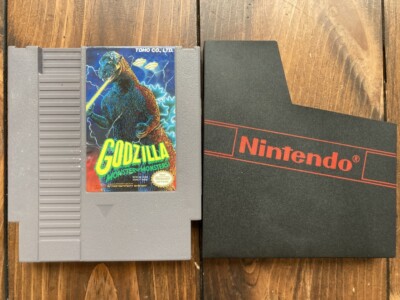 Godzilla Monster of Monsters Nintendo Entertainment System 1989 NES Cart  Sleeve-image