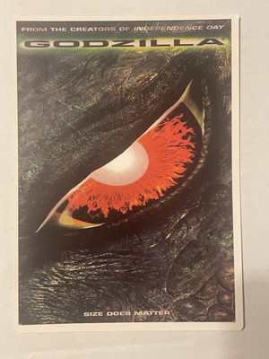 VHS VIDPRO Card Godzilla-image