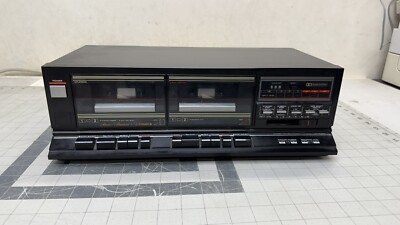 Fisher Studio-Standard CR-W229 Stereo Double Cassette Deck NEEDS NEW BELTS PICS-image