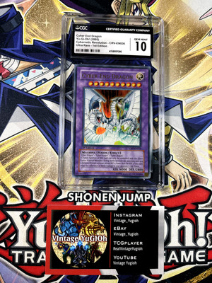 Yugioh CGC 10 Cyber End Dragon CRV-EN036 1st Edition Ultra Rare PSA-image